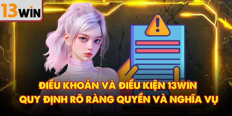 Điều khoản và điều kiện 13Win quy định rõ ràng quyền và nghĩa vụ